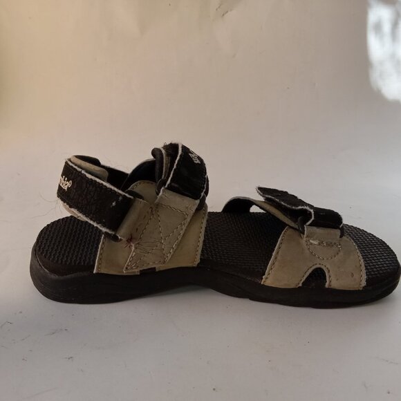 Columbia Beige Tan Sandals Adjustable Straps Hook Loop Women’s Unisex Size 7 - Picture 12 of 15